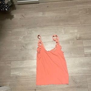 Bright pink Calvin Klein tank top